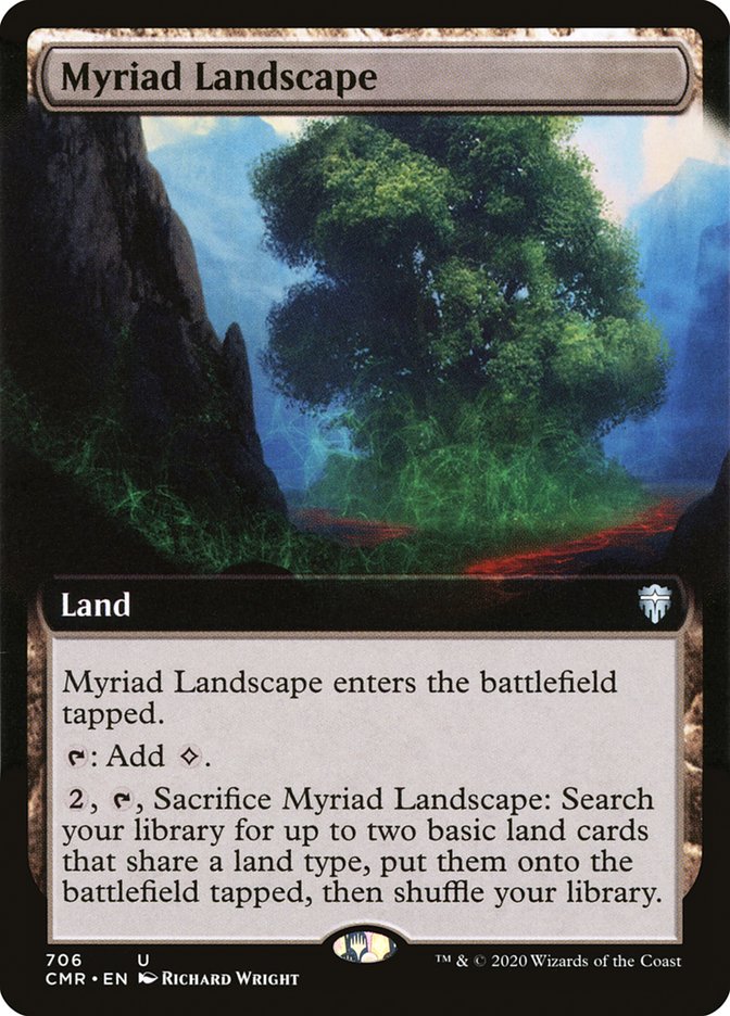 Myriad Landscape (Extended Art) [Commander Legends] | Gamers Paradise