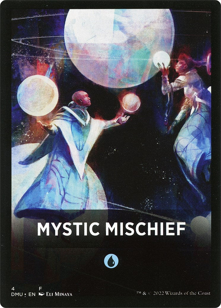 Mystic Mischief Theme Card [Dominaria United Tokens] | Gamers Paradise