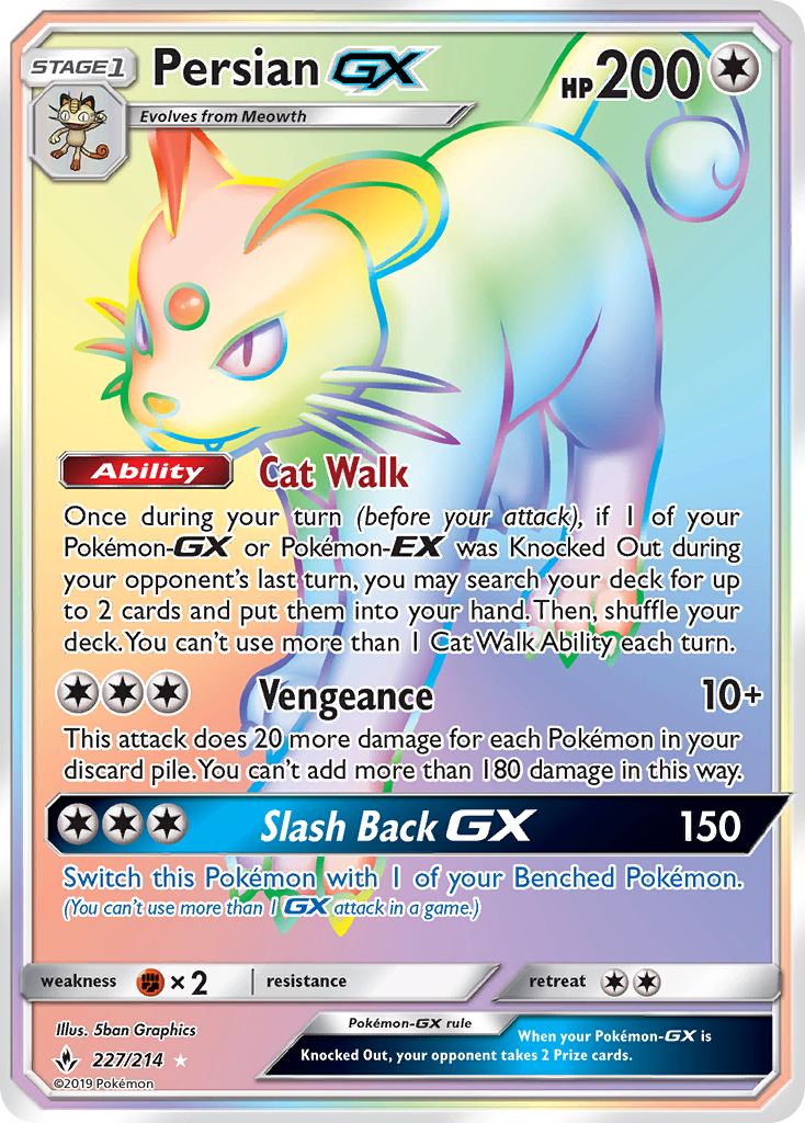 Persian GX (227/214) [Sun & Moon: Unbroken Bonds] | Gamers Paradise