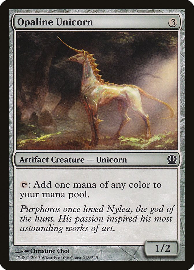 Opaline Unicorn [Theros] | Gamers Paradise