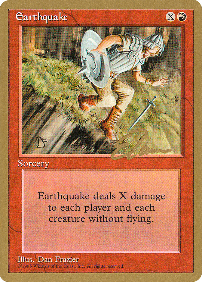 Earthquake (Eric Tam) [Pro Tour Collector Set] | Gamers Paradise