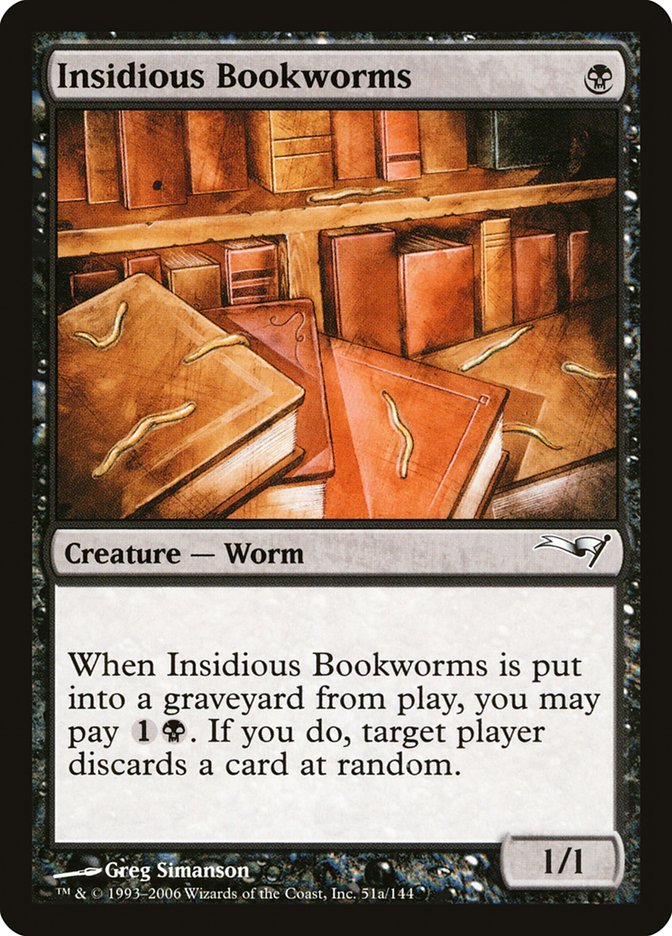 Insidious Bookworms [Coldsnap Theme Decks] | Gamers Paradise