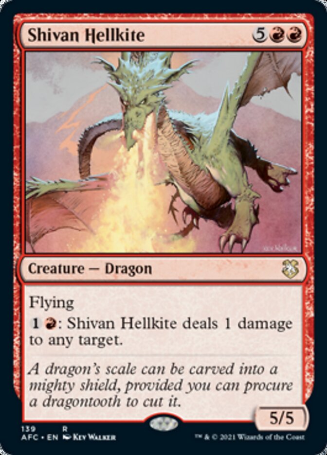 Shivan Hellkite [Dungeons & Dragons: Adventures in the Forgotten Realms Commander] | Gamers Paradise