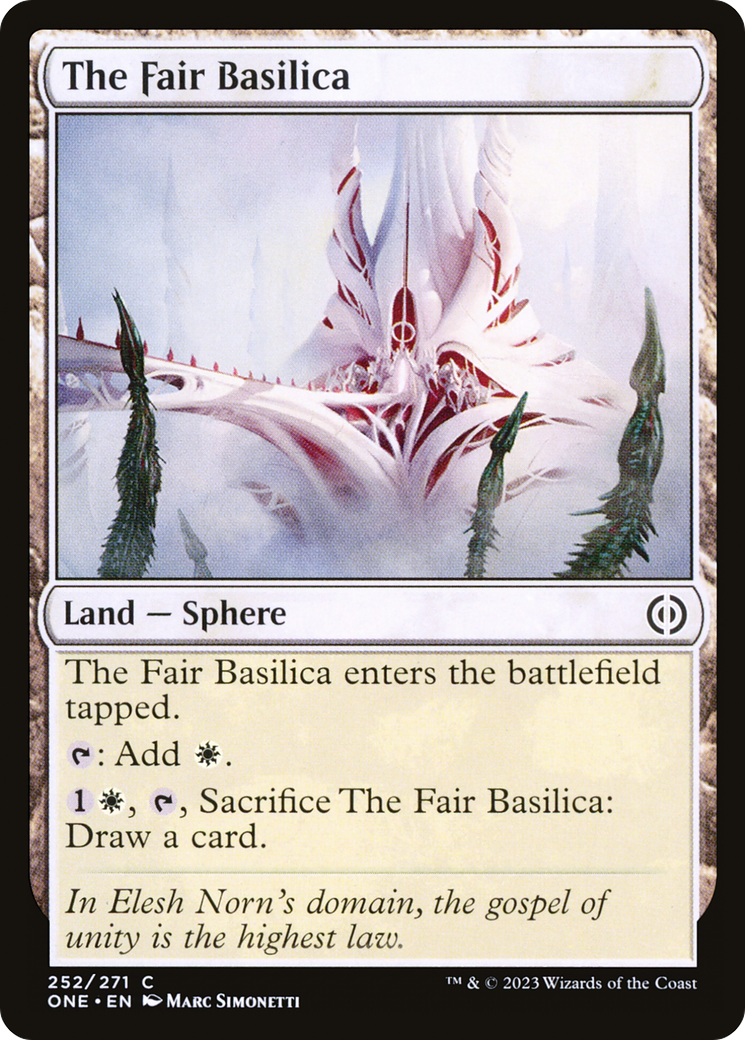 The Fair Basilica [Phyrexia: All Will Be One] | Gamers Paradise