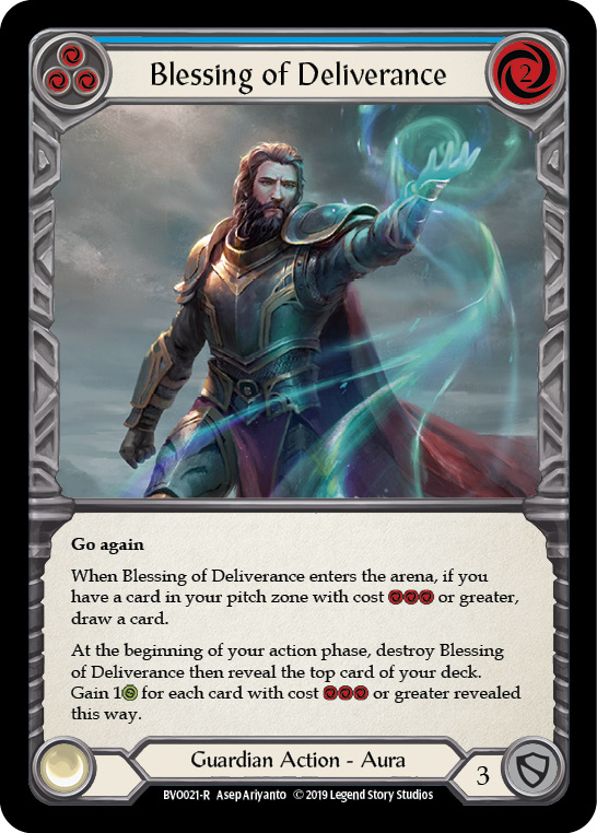 Blessing of Deliverance (Blue) [BVO021-R] 1st Edition Normal | Gamers Paradise