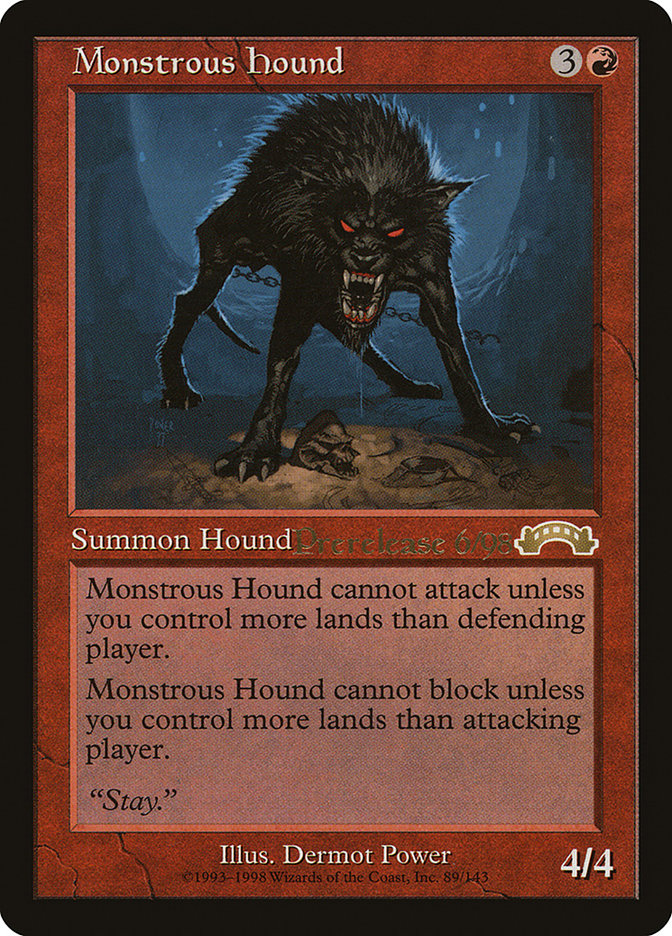 Monstrous Hound [Exodus Promos] | Gamers Paradise