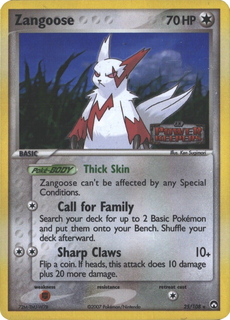 Zangoose (25/108) (Stamped) [EX: Power Keepers] | Gamers Paradise