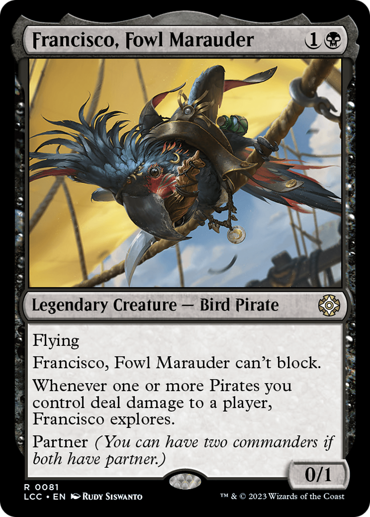 Francisco, Fowl Marauder [The Lost Caverns of Ixalan Commander] | Gamers Paradise