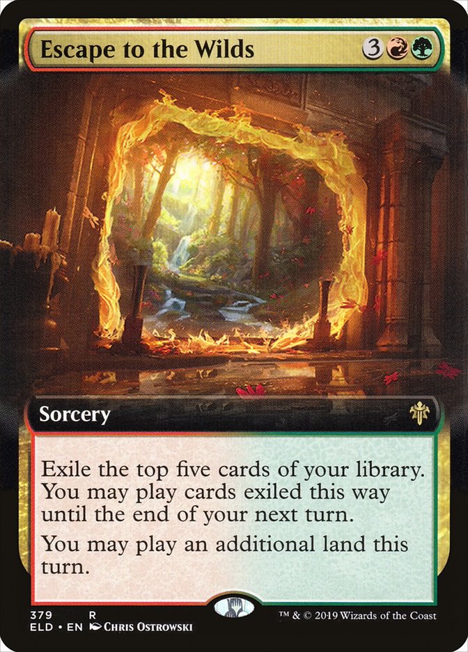 Escape to the Wilds (Extended Art) [Throne of Eldraine] | Gamers Paradise