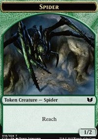 Spider // Wolf Double-Sided Token [Commander 2015 Tokens] | Gamers Paradise