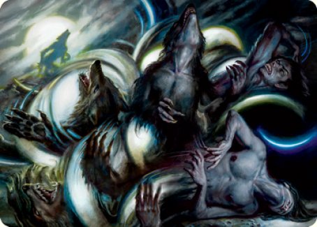 Lunar Rejection Art Card [Innistrad: Crimson Vow Art Series] | Gamers Paradise