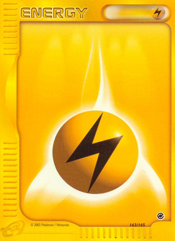 Lightning Energy (163/165) [Expedition: Base Set] | Gamers Paradise