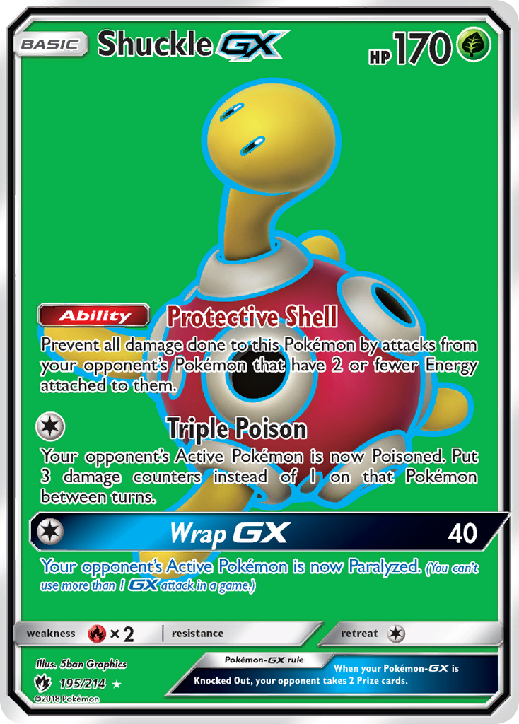 Shuckle GX (195/214) [Sun & Moon: Lost Thunder] | Gamers Paradise