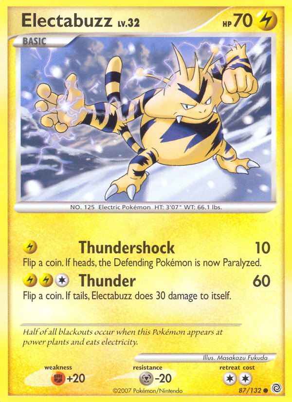 Electabuzz (87/132) [Diamond & Pearl: Secret Wonders] | Gamers Paradise