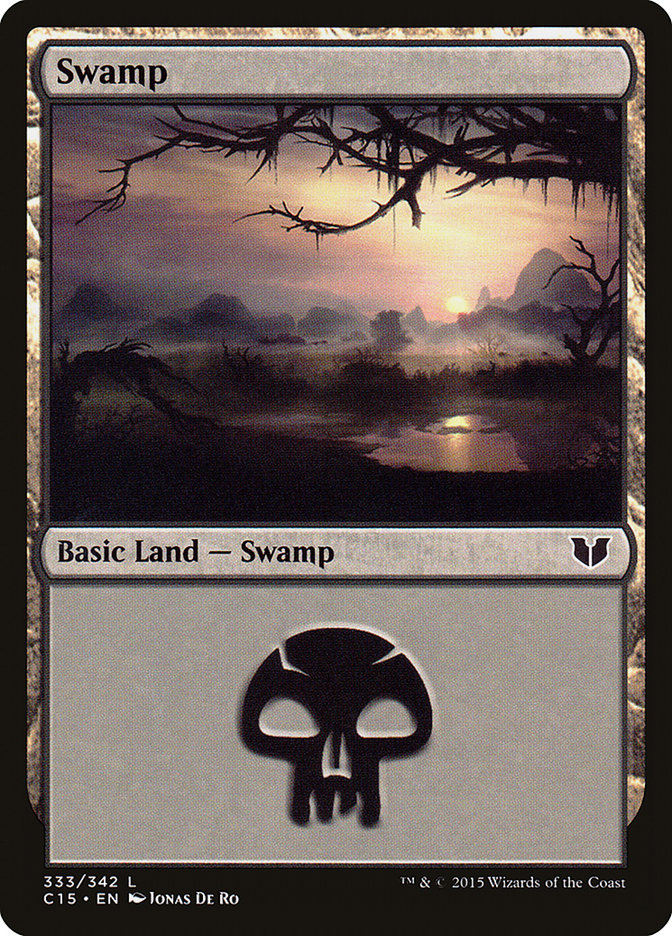 Swamp (333) [Commander 2015] | Gamers Paradise
