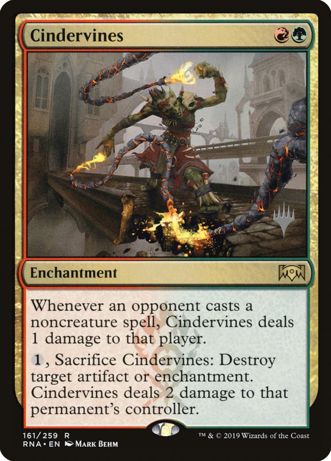 Cindervines (Promo Pack) [Ravnica Allegiance Promos] | Gamers Paradise