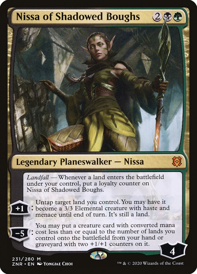 Nissa of Shadowed Boughs [Zendikar Rising] | Gamers Paradise