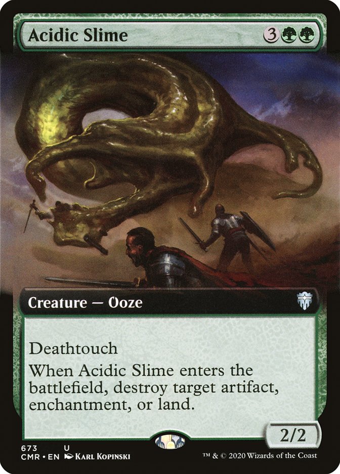 Acidic Slime (Extended Art) [Commander Legends] | Gamers Paradise