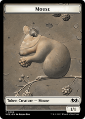 Mouse // Food (0012) Double-Sided Token [Wilds of Eldraine Tokens] | Gamers Paradise