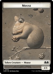 Mouse // Food (0010) Double-Sided Token [Wilds of Eldraine Tokens] | Gamers Paradise