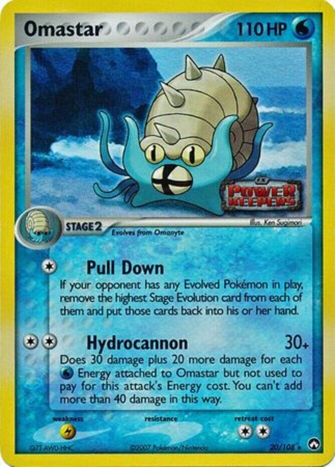 Omastar (20/108) (Stamped) [EX: Power Keepers] | Gamers Paradise