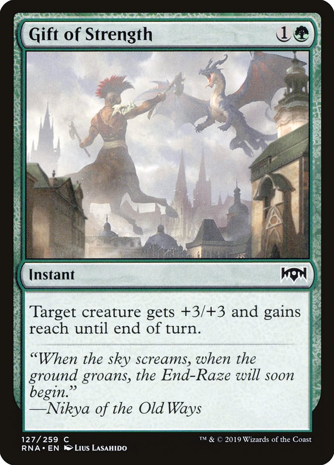 Gift of Strength [Ravnica Allegiance] | Gamers Paradise