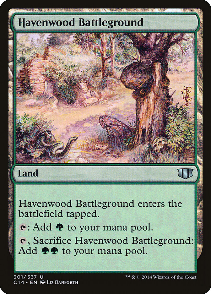 Havenwood Battleground [Commander 2014] | Gamers Paradise
