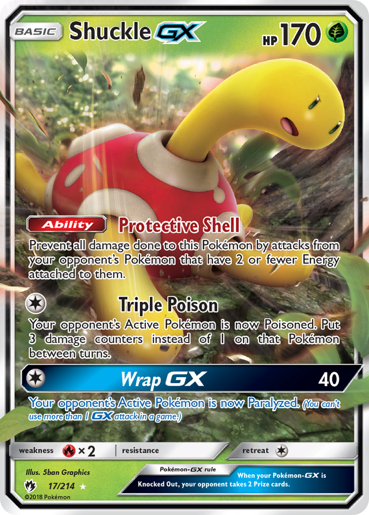 Shuckle GX (17/214) [Sun & Moon: Lost Thunder] | Gamers Paradise