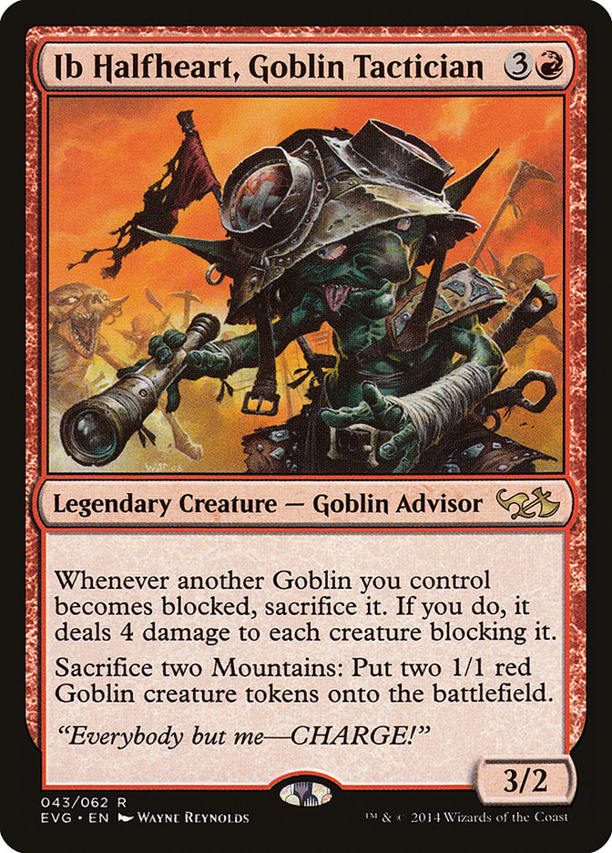 Ib Halfheart, Goblin Tactician (Elves vs. Goblins) [Duel Decks Anthology] | Gamers Paradise