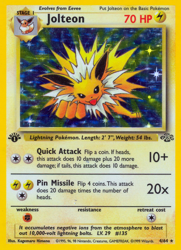 Jolteon (4/64) [Jungle 1st Edition] | Gamers Paradise