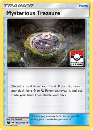 Mysterious Treasure (113a/131) (League Promo) [Sun & Moon: Forbidden Light] | Gamers Paradise