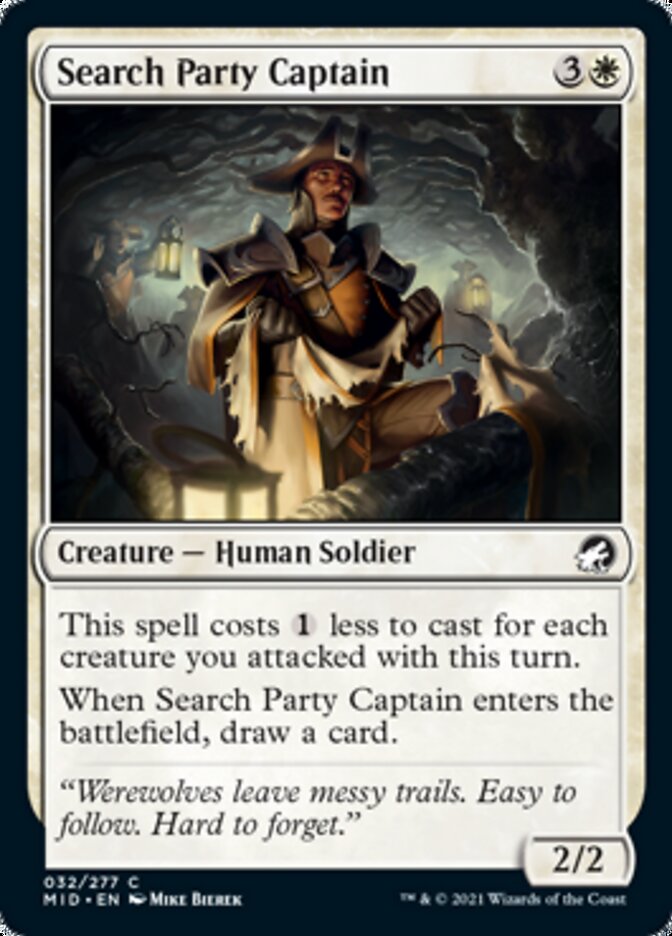 Search Party Captain [Innistrad: Midnight Hunt] | Gamers Paradise