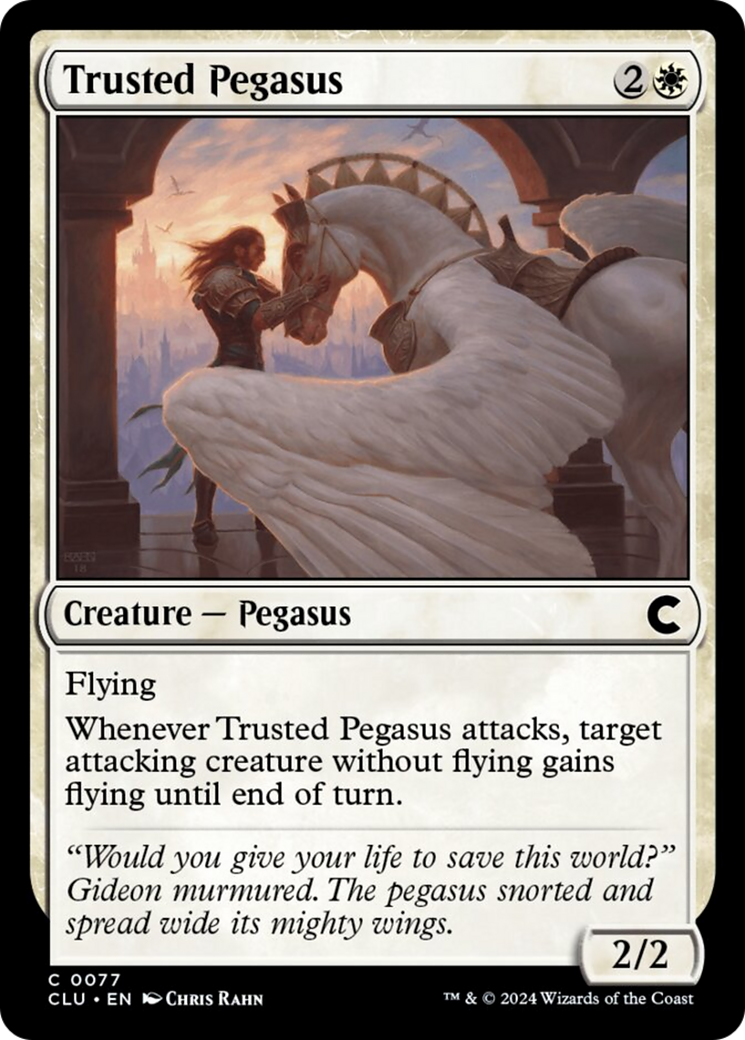 Trusted Pegasus [Ravnica: Clue Edition] | Gamers Paradise