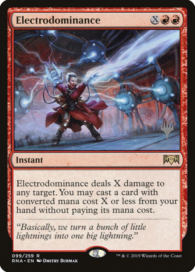 Electrodominance (Promo Pack) [Ravnica Allegiance Promos] | Gamers Paradise