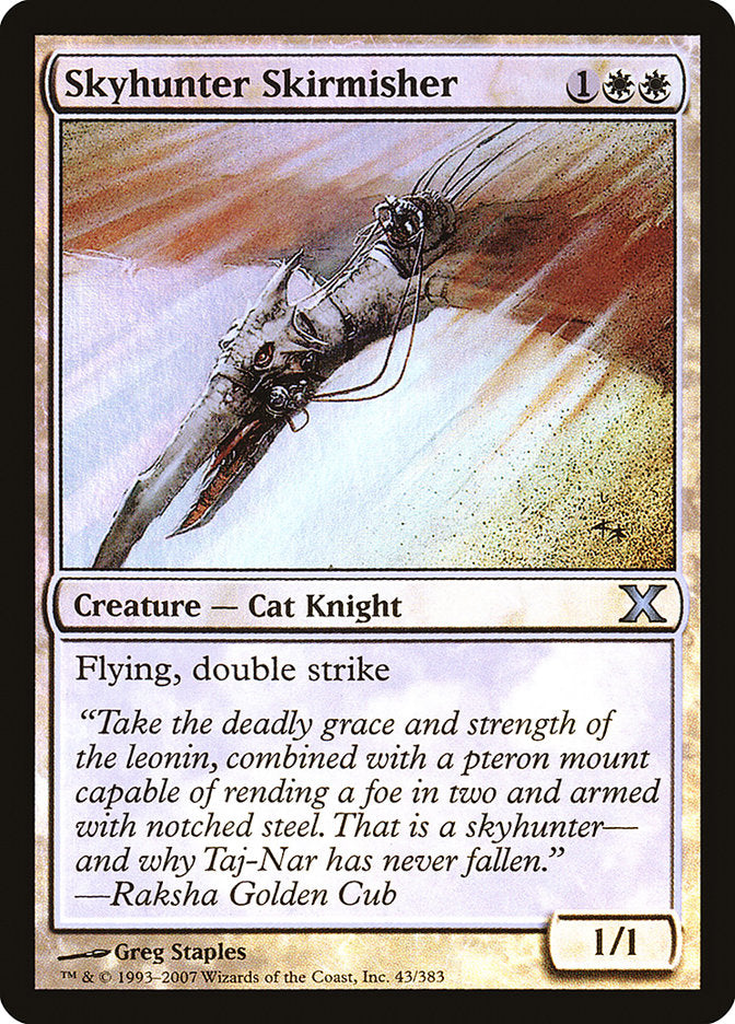 Skyhunter Skirmisher (Premium Foil) [Tenth Edition] | Gamers Paradise