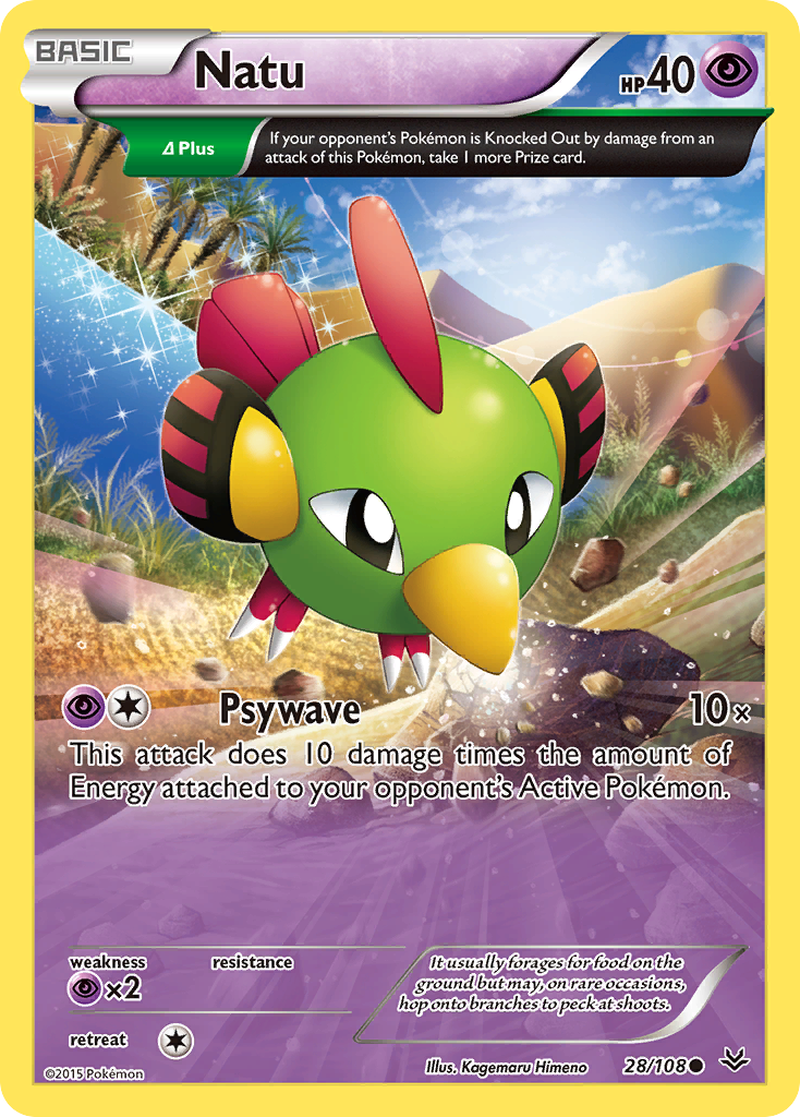 Natu (28/108) [XY: Roaring Skies] | Gamers Paradise