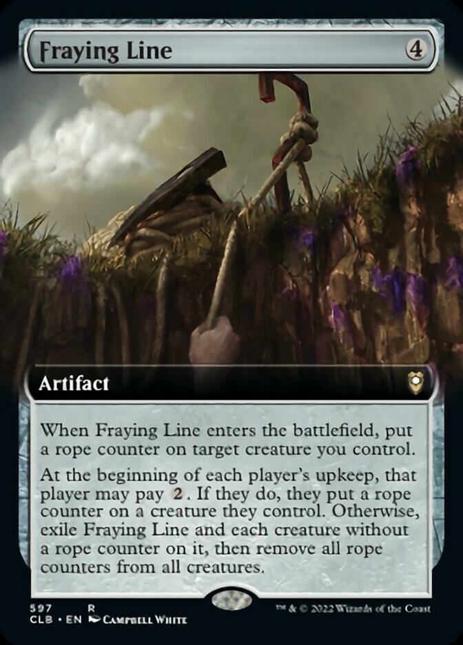 Fraying Line (Extended Art) [Commander Legends: Battle for Baldur's Gate] | Gamers Paradise