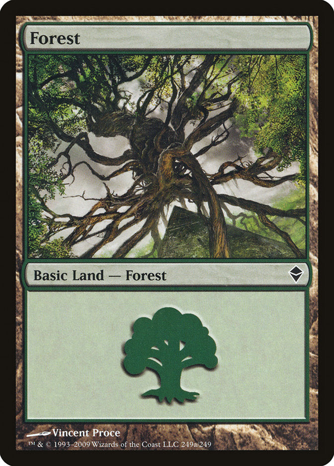 Forest (249a) [Zendikar] | Gamers Paradise