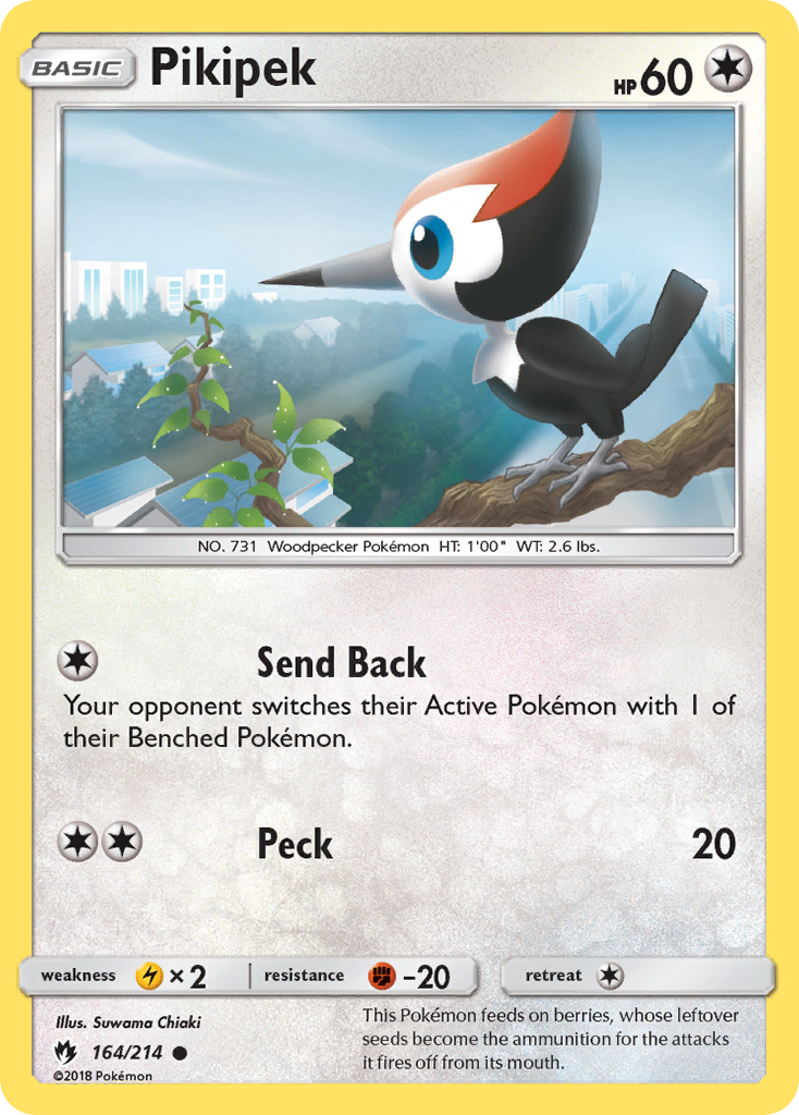 Pikipek (164/214) [Sun & Moon: Lost Thunder] | Gamers Paradise