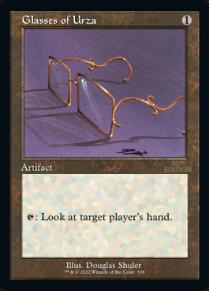 Glasses of Urza (Retro) [30th Anniversary Edition] | Gamers Paradise