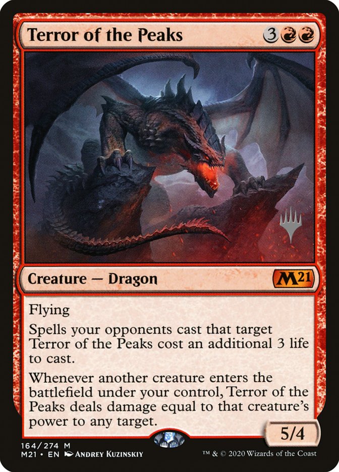 Terror of the Peaks (Promo Pack) [Core Set 2021 Promos] | Gamers Paradise