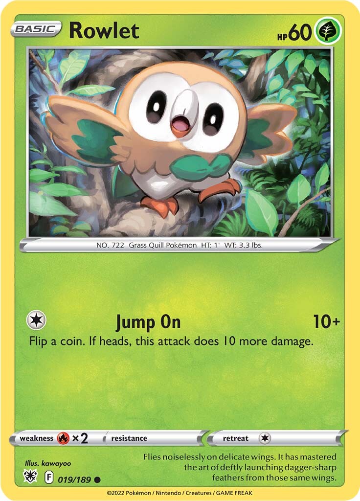 Rowlet (019/189) [Sword & Shield: Astral Radiance] | Gamers Paradise