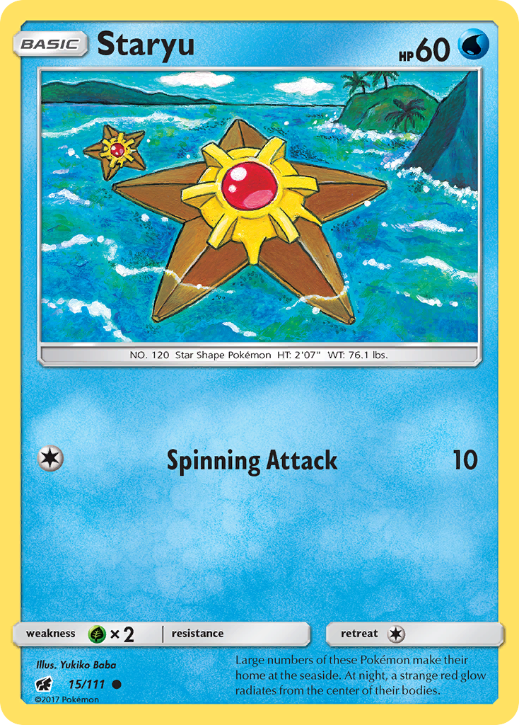 Staryu (15/111) [Sun & Moon: Crimson Invasion] | Gamers Paradise