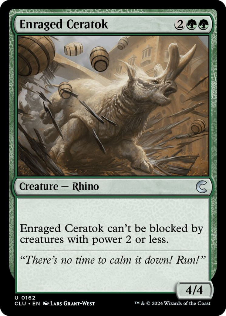 Enraged Ceratok [Ravnica: Clue Edition] | Gamers Paradise