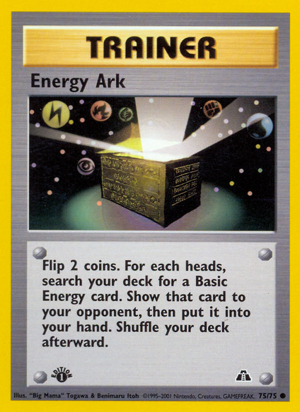Energy Ark (75/75) [Neo Discovery 1st Edition] | Gamers Paradise