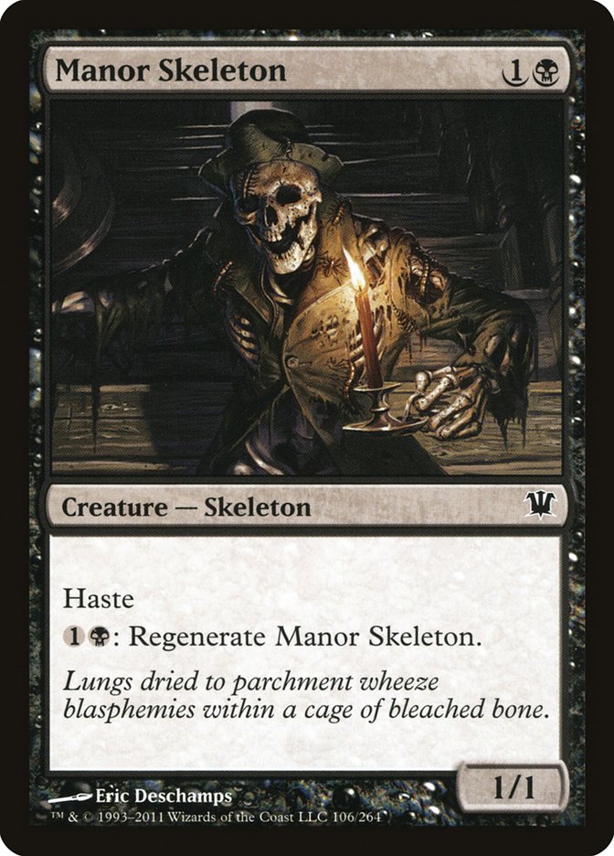 Manor Skeleton [Innistrad] | Gamers Paradise
