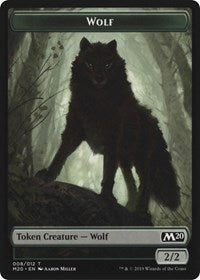 Zombie // Wolf Double-Sided Token [Game Night 2019 Tokens] | Gamers Paradise