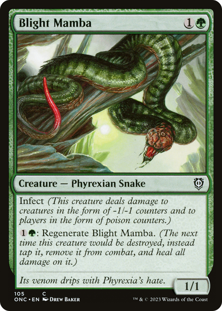 Blight Mamba [Phyrexia: All Will Be One Commander] | Gamers Paradise