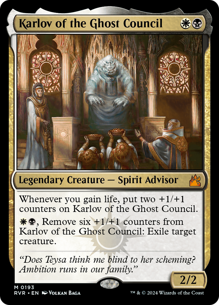 Karlov of the Ghost Council [Ravnica Remastered] | Gamers Paradise