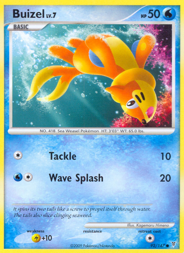 Buizel (92/147) [Platinum: Supreme Victors] | Gamers Paradise